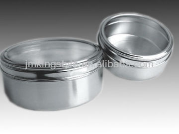 Seal cover stainless steel storage bin