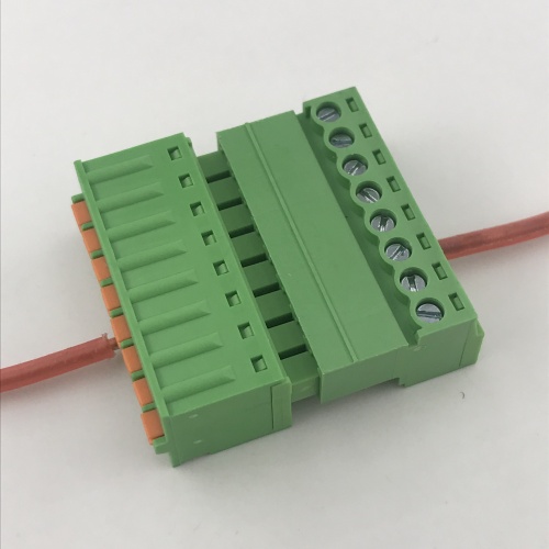 3.81mm pitch 8 pin spring terminal block