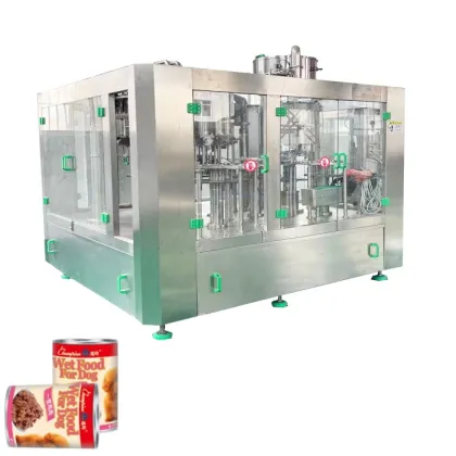 Canned Minced Beef Filling and Sealing Machine for Wet Cat Food