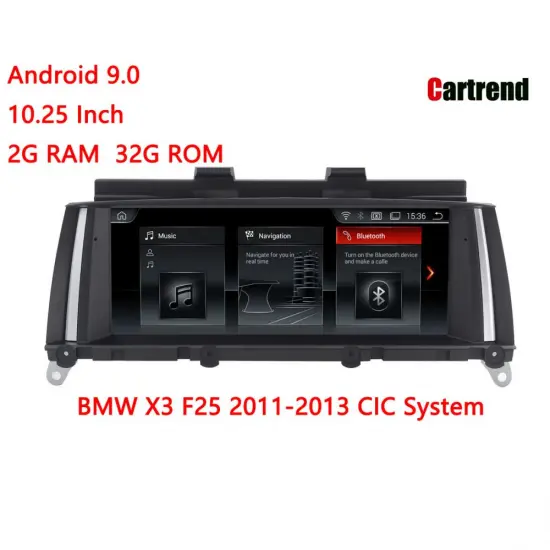 BMW X3 F25 Android 9.0 Navigation radio