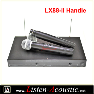 LX88-II Handle Best 3.5MM Jack Wireless Microphone Long Range