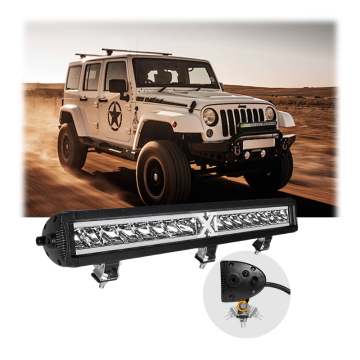 128W Combo Beam Pattern Single Row LED Bar Light for ATV, UTV, Truck - ECE R112 Certified