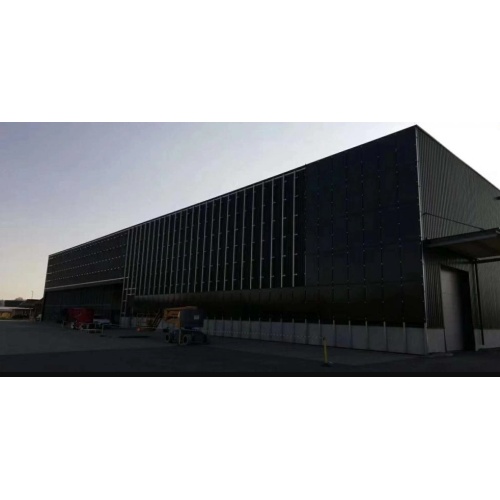 All Black Solar Panels in Europe Stock