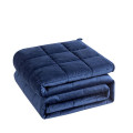 Fashion Folded Washable Crystal Velvet Weighted blanket