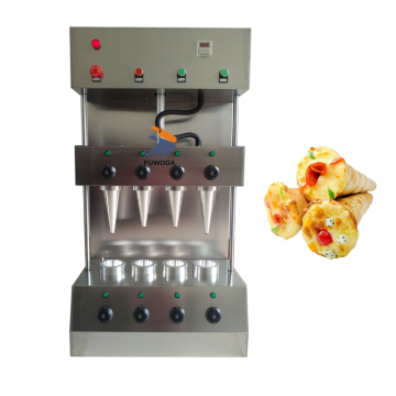 Automatic Cone Pizza Maker: Snack Pizza Cone Forming Machine
