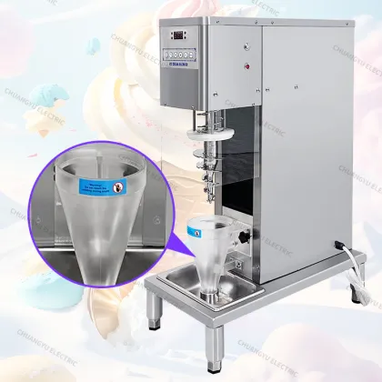 Mini Tabletop Dragon Fruit Ice Cream Maker Blender Machine