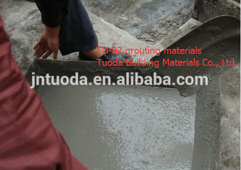 Water-Soluble TD-B2 grouting materials for machine and bearing