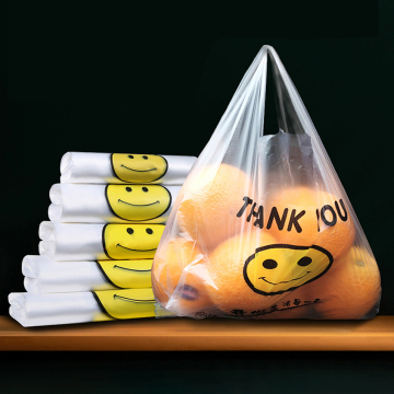 Custom HDPE T-Shirt Bags: Personalized Size and Logo Printing for Shopping Packaging