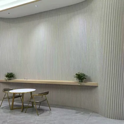 Bamboo Wood Fiber Grille Panel - Ecological Indoor Wall Panel