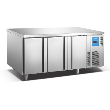 Wholesale Customizable 3 Door Stainless Steel Undercounter Refrigerator for Restaurants