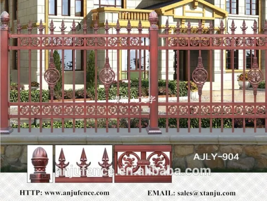 Powder coating Decorative Aluminum fence panels for Garden AJLY-904