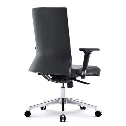 Leather Computer Home Study Chair - Comfortable Office Boss Executive Chair