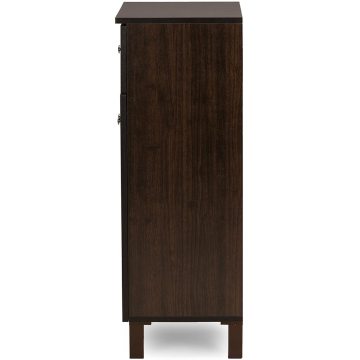 Modern Shoe Cabinet with 2 Doors and Drawer