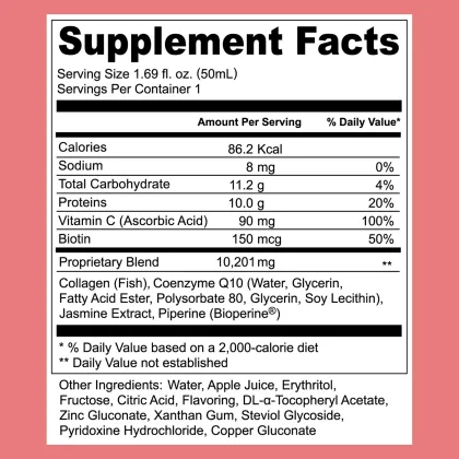OEM/ODM Whitening Skin Pure Nicotinamide Collagen Drink