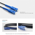100m pre connectorized ftth fiber cable patch cord