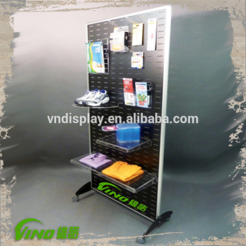 Popular Metal Pegboard , Hanging Magazine Display Stand Rack ,metal hanging display racks