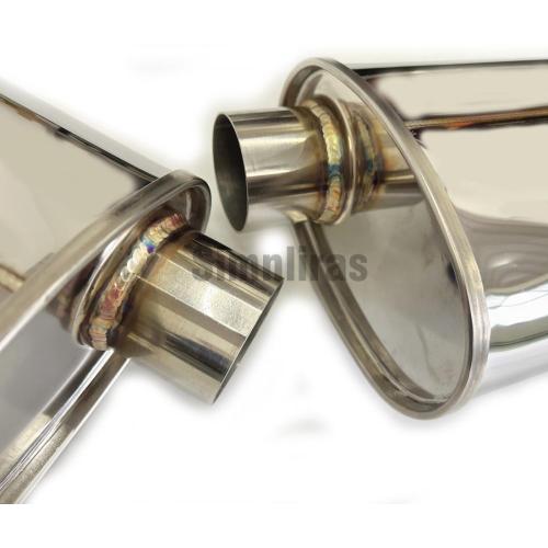 Universeller elektronischer Ventilschalldämpfer mit einzelnen Auslass