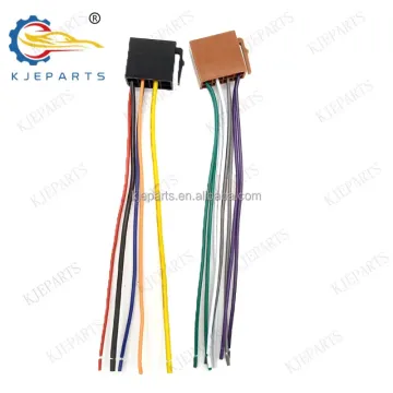 8 Pin ISO Plug Male Car Wiring Harness for Audio Player