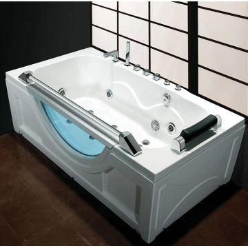 Whirlpool Tub With Surround Corner Drain Bath Shower Tub Combo