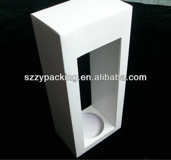 Recycled cardboard wine display holder box