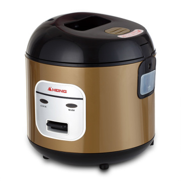Gold Colored 350W Portable Mini Rice Cooker with 0.6 Liter Capacity