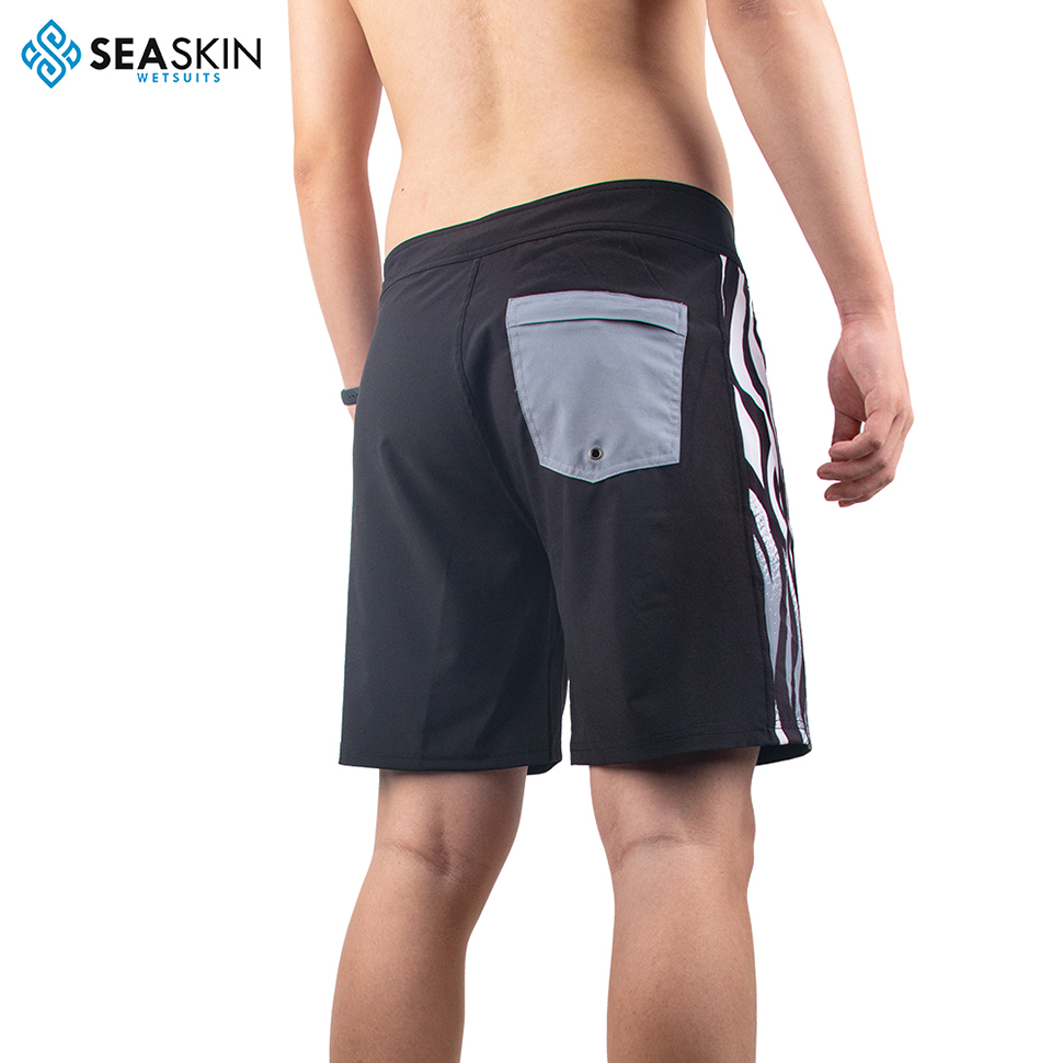 Seaskin Herren lässige Shorts Solid Color Sports Fitness Beachhose