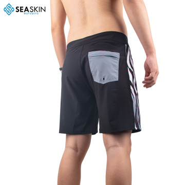 Seaskin Men's Casual Shorts Solid Color Sports Fitness Beach Pants
