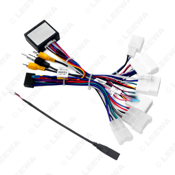 16pin Audio Wiring Harness with CANBUS Box for Toyota Camry/RAV4/Highlander/Wildlander Stereo Installation Adapter