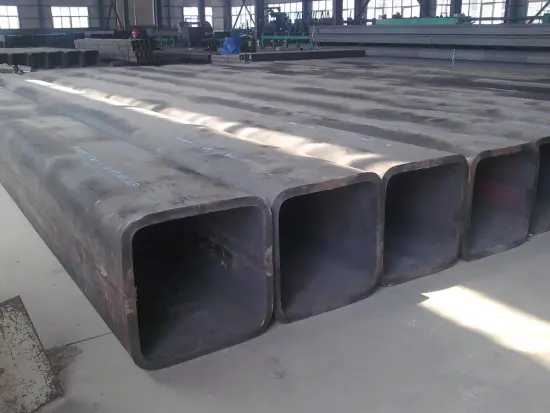 Square steel tube with black paint 300mm