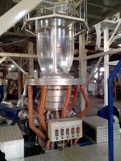 one screw and two die BLOWN FILM  MACHINE