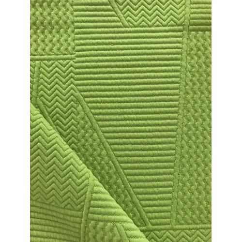 Double Knitted Jacquard Wave Stripes