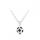 Sport Jewelry Stainless Steel Soccer Necklace for Men and Women Football Charm Pendant with Chain