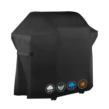 Custom Size Heavy Duty BBQ Grill Cover 56 Inch Waterproof 2-6 Burner Barbecue Cover for Outdoor Patio 600D