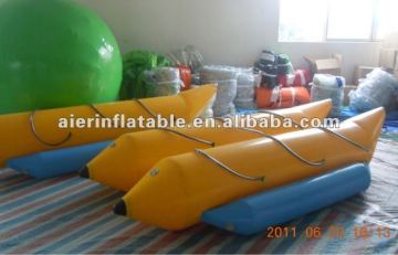 PVC inflatable banana boat/seesaw