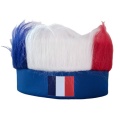 Weird Cheerleading Wig with French National Flag