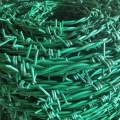 Double strand zinc-aluminum coated steel wire barbed wire