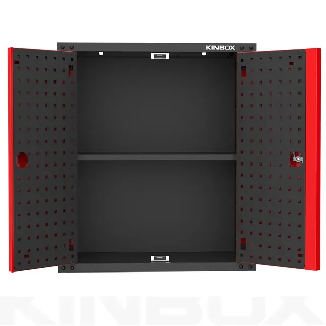 Kinbox 12-Piece Metal Garage Locker Tool Cabinet