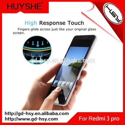 Redmi 3S Screen Film Clear 0.3mm Tempered Glass Screen Protector for Mobile Phone Xiaomi Redmi 3S Factory In Shenzhen