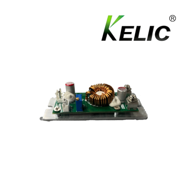 KELIC DC-DC 11-30V hingga 5-5.9V 8A 40W Modul Daya Step-Down, Papan Konverter Buck Arus Konstan