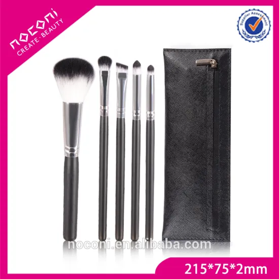 OEM Professional 5pcs High Quality Nylon Hair Makeup Brush Set For beauty