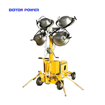 Telescopic Mast Light Tower With 4*1000W Metal Halide