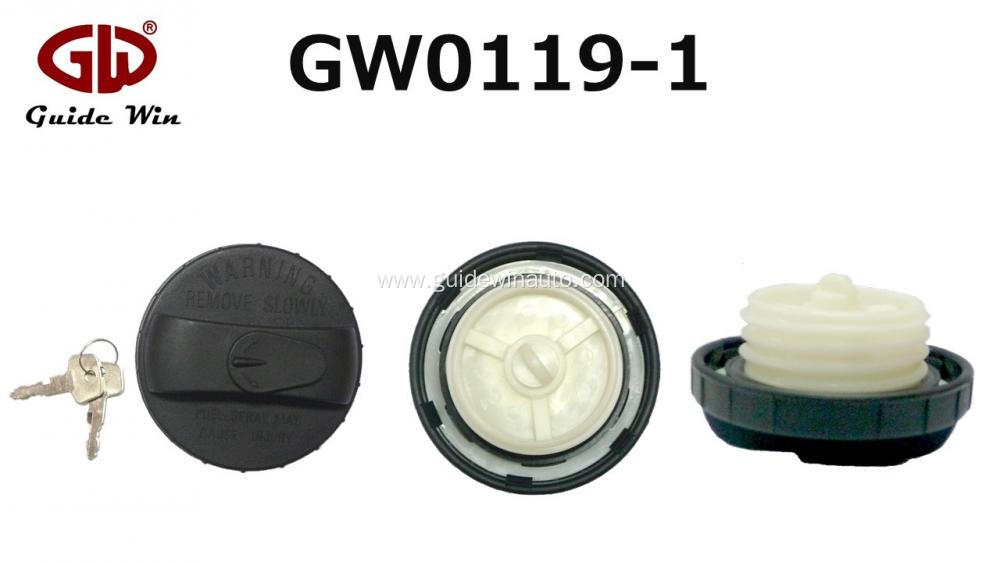 Locking fuel cap for truck