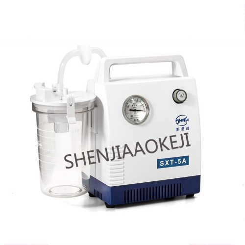 1PC SXT-5A Household Drainage Sputum Vacuum Pumping Sputum Machine Portable Elderly Children Suck Sputum Machine Device 220V