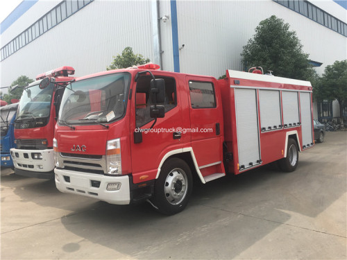 Camion dei pompieri a polvere combinata combinato JAC a ponte singolo