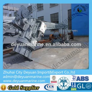 Life Boat Davit Marine Crane Davit With CCS ABS BV Certification