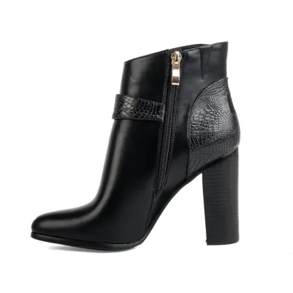 Gold fasteners cashmere leather suede shoes boots