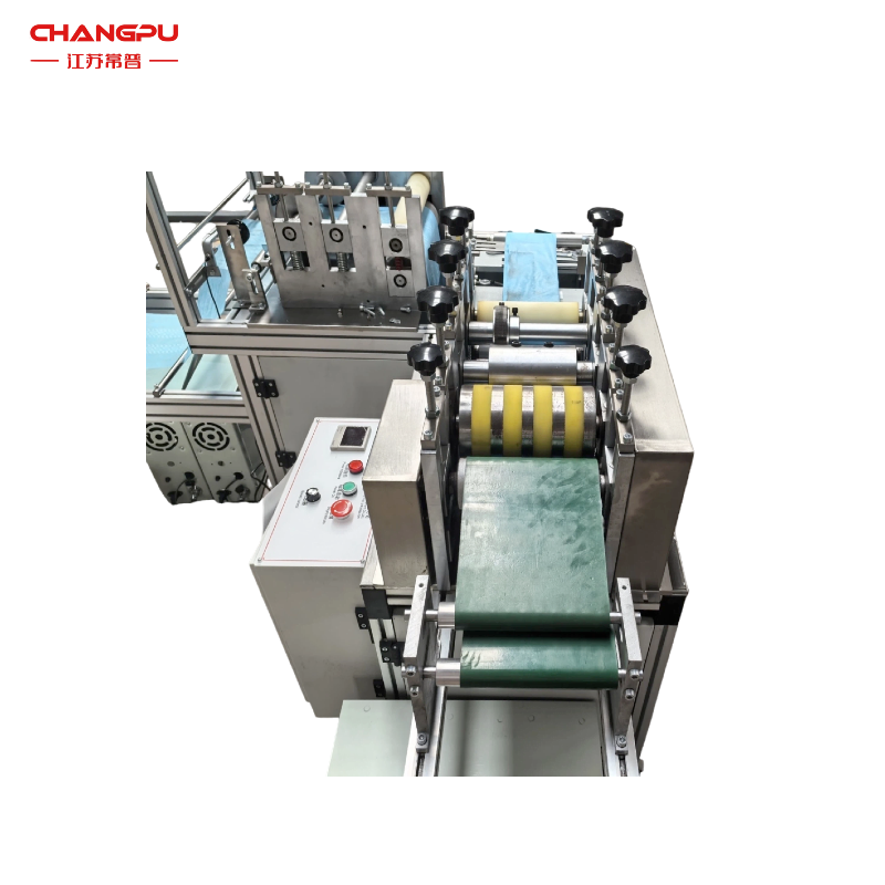Ultrasonic Welding Nonwoven Shoe Cover Production Machine Automatic Feeding Non Woven Disposable Shoe Cover Making Machine4