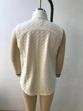 LADIES STAND COLLAR VEST