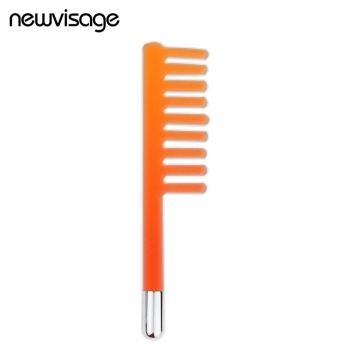 1pc Comb HF High Frequency Electrode High Frequency Electrotherapy Voilet Wand Acne Treatment Anti Hair Loss Scalp Massage Comb