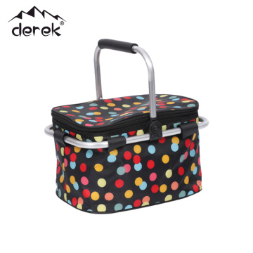 PU color pattern lunch bag